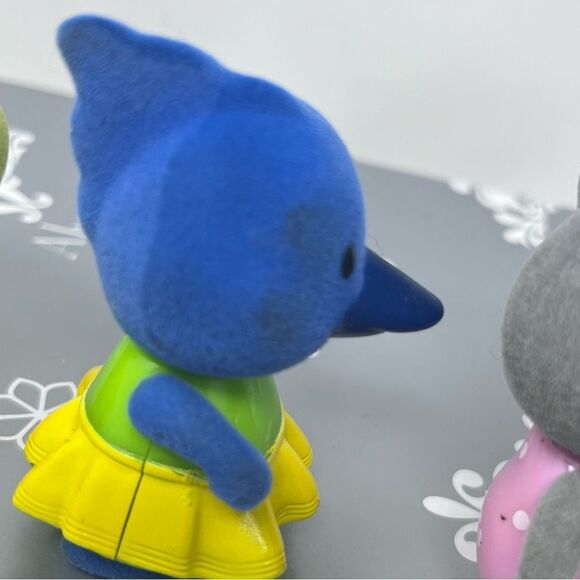 Lit’l Woodzeez Bobbleez Flocked Material Figure Bundle - Picture 6 of 9